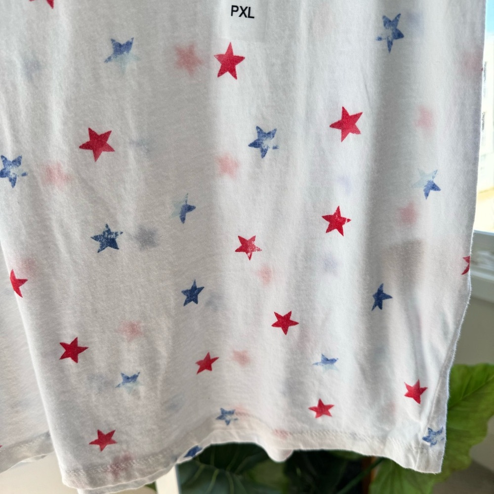 Style & Co. Nwot. Women’s cotton printed v-neck tshirt. Size PL - Picture 11 of 17